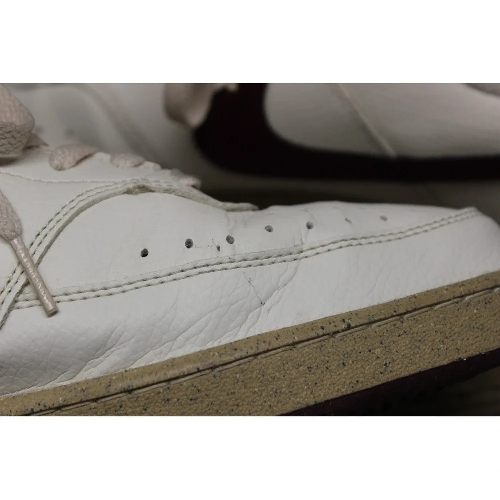 Nike Court‎ Vision Low Next Nature Men's Sneakers Size 13 Sail Dark Beetroot